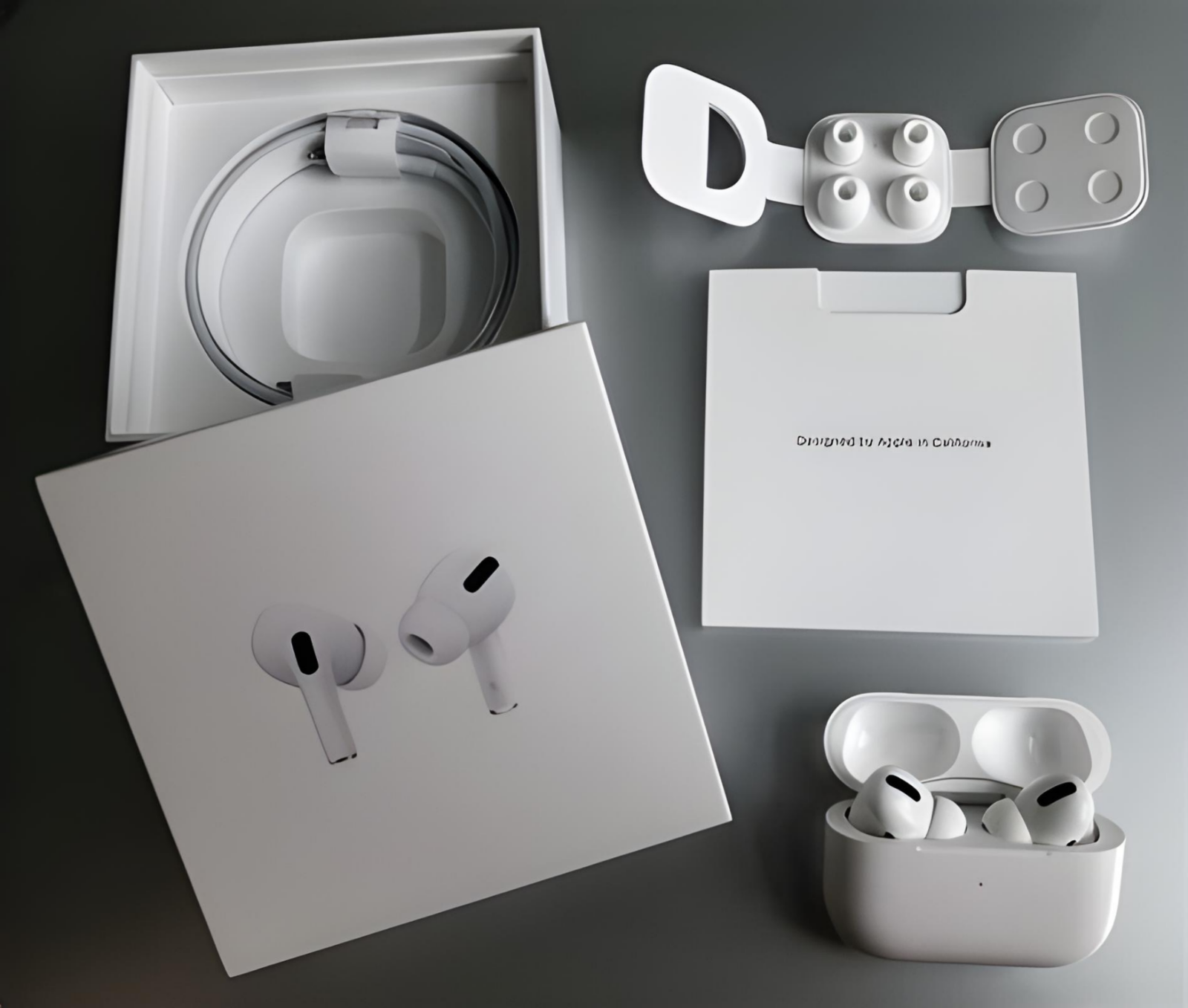 Airpods Pro 2 with ANC - Active Noise Cancellation - Wireless Earbuds - Wireless Charging - Model A2083 A2084 A2190 - Bluetooth - Super Sound Bass - Charging Case and Extra Ear-Buds - Compatible with All Devices