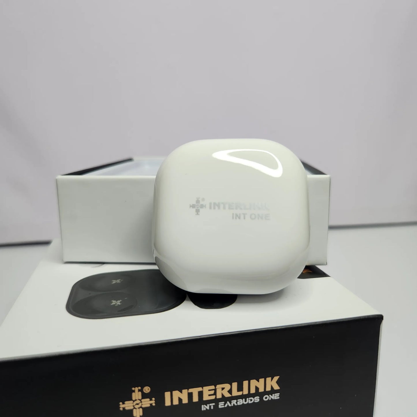 Interlink Earbuds One Wireless Bluetooth Earbuds – Inspired by Samsung Galaxy Buds 2 & Airpods | Premium Sound Quality | Active Noise Cancellation | Smart Touch Controls | Comfortable In-Ear Fit Like Airdots | Compact Charging Case | Long Battery Life