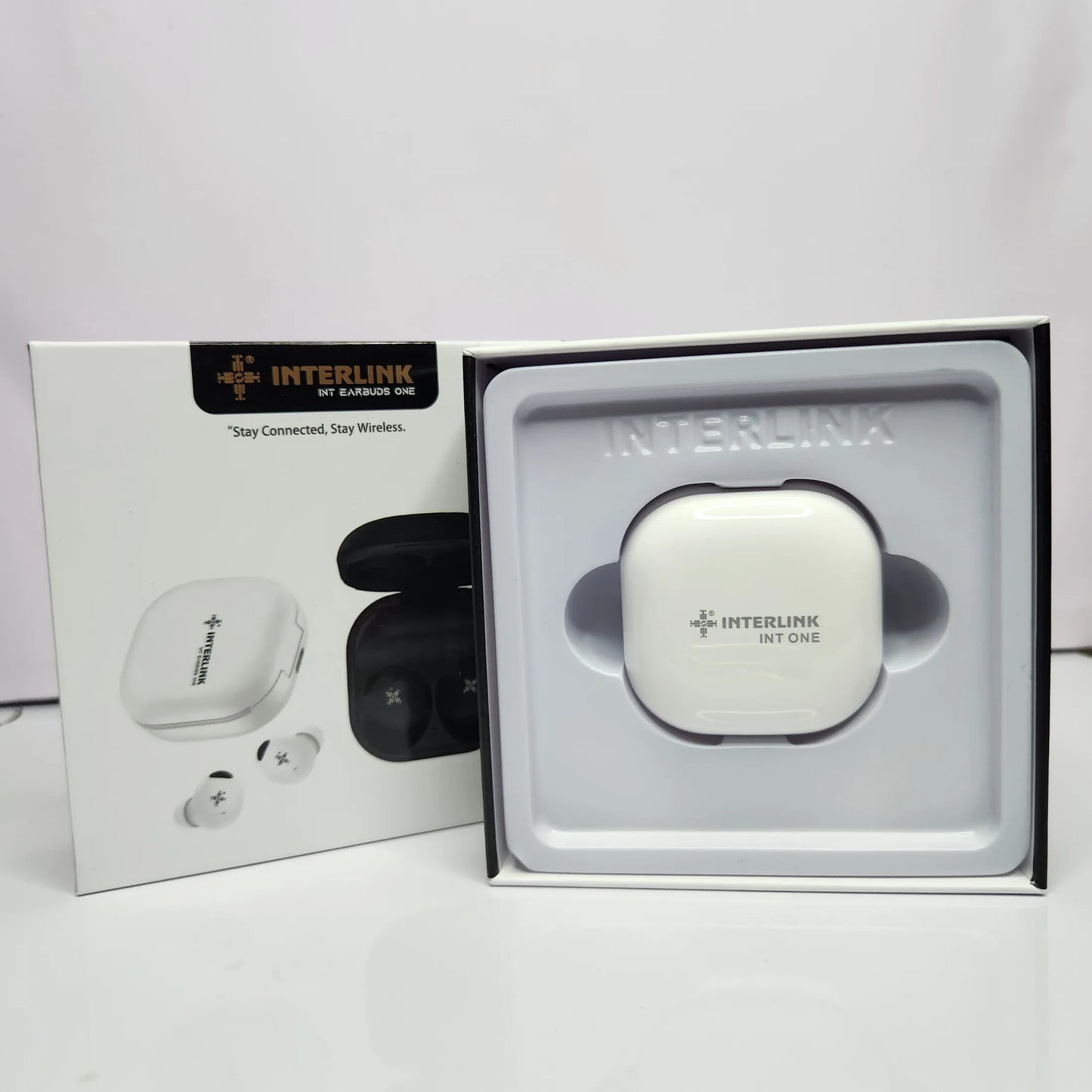 Interlink Earbuds One Wireless Bluetooth Earbuds – Inspired by Samsung Galaxy Buds 2 & Airpods | Premium Sound Quality | Active Noise Cancellation | Smart Touch Controls | Comfortable In-Ear Fit Like Airdots | Compact Charging Case | Long Battery Life