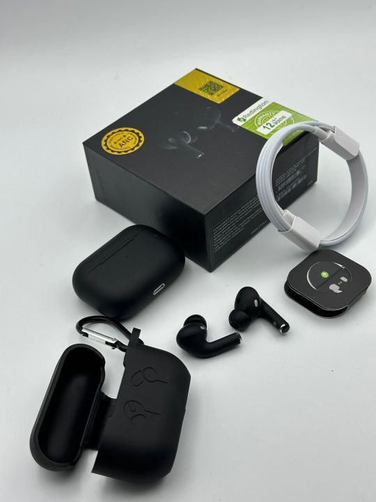 Airpods Pro 2 with ANC - Active Noise Cancellation - Wireless Earbuds - Wireless Charging - Model A2083 A2084 A2190 - Bluetooth - Super Sound Bass - Charging Case and Extra Ear-Buds - Compatible with All Devices