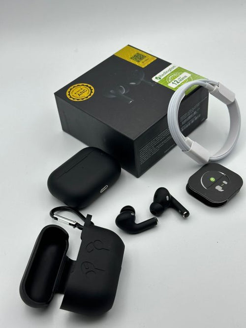 Airpods Pro 2 with ANC - Active Noise Cancellation - Wireless Earbuds - Wireless Charging - Model A2083 A2084 A2190 - Bluetooth - Super Sound Bass - Charging Case and Extra Ear-Buds - Compatible with All Devices